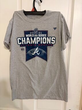 Fanatics Gray Crewneck Tee with Subtle Logo